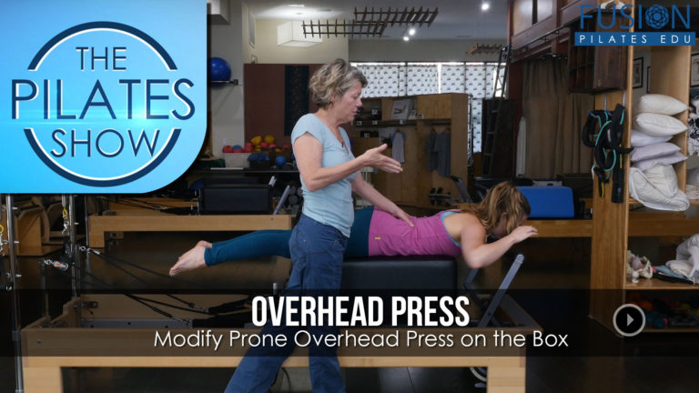 Overhead Press: Modify Prone Overhead Press on the Box