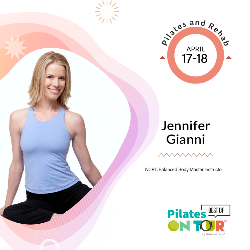 Jennifer Gianni Presenting at Best of Pilates on Tour
