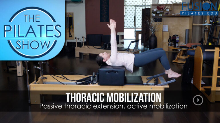 Passive thoracic extension, active mobilization