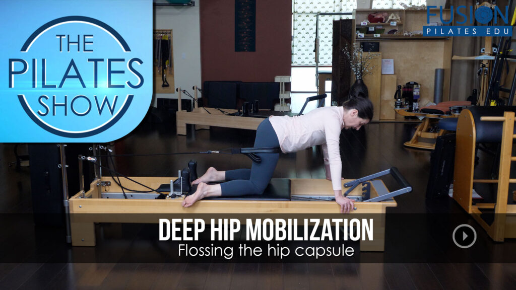 Flossing the hip capsule