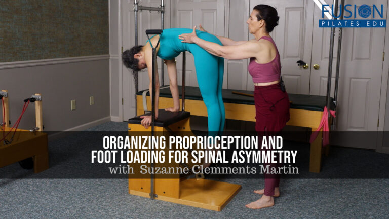 Organizing Proprioception and Foot Loading